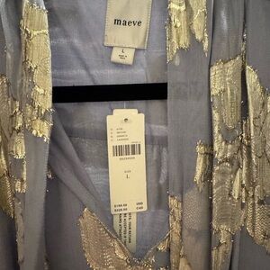 Maeve The Caroline Gold and Gray Women's Dress